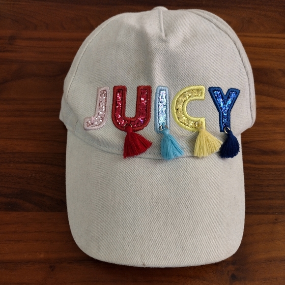 Juicy Couture Kid's Girl's Snap Back Baseball Cap - Picture 1 of 5